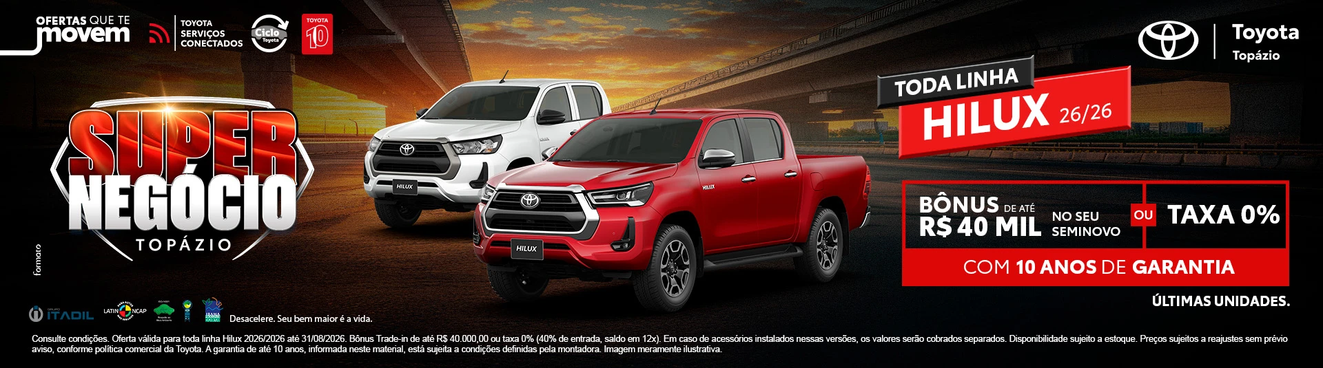 TOPAZIO_Ago26_Varejo 05_Linha Hilux_banner 1920x535